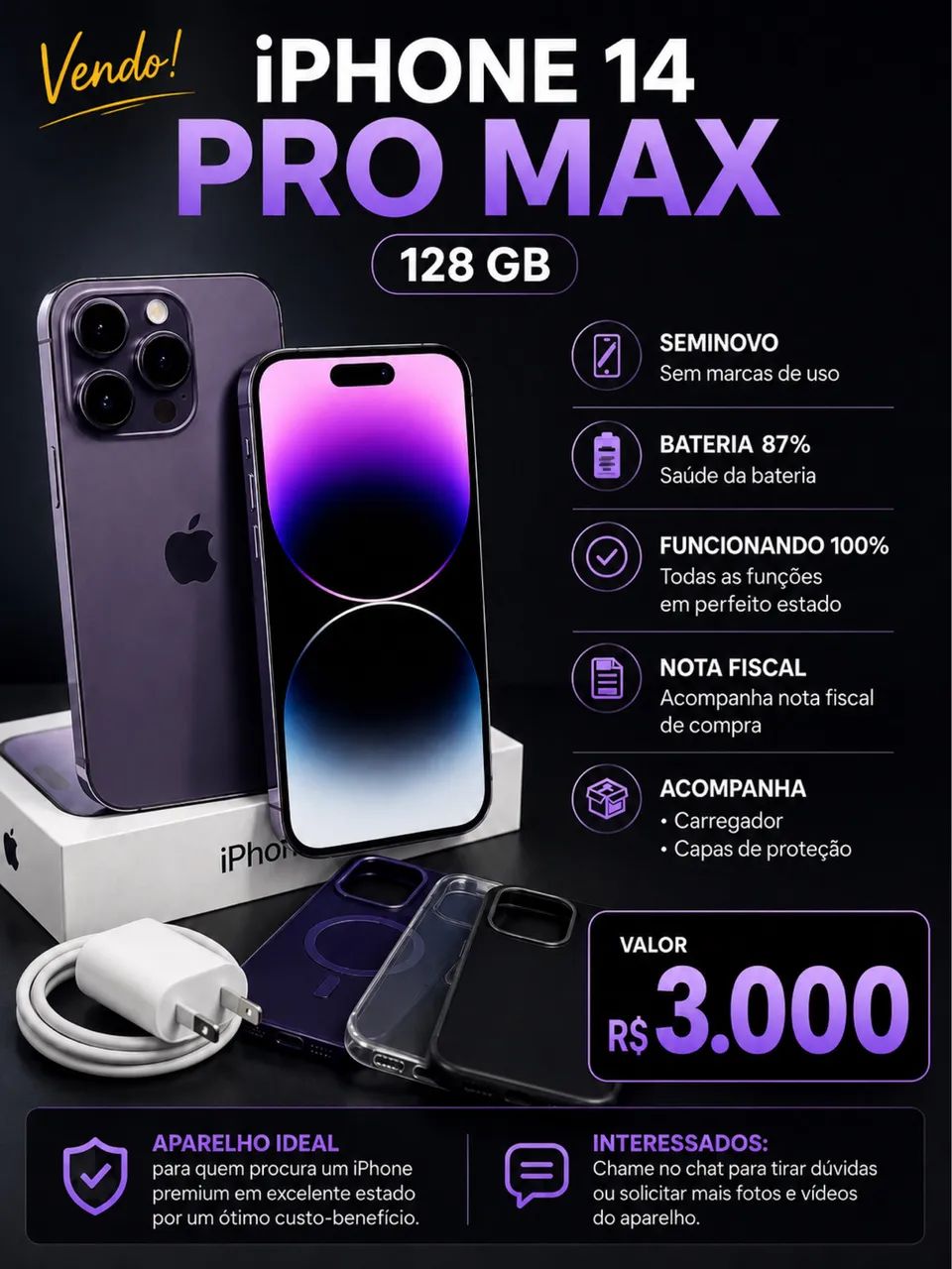iPhone 14 Pro Max  - Foto 2