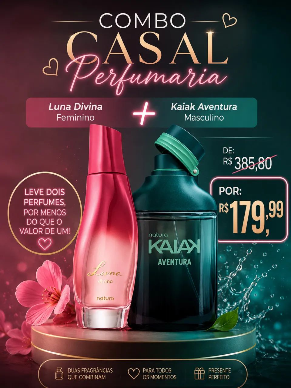 Combo Perfumaria Natura 