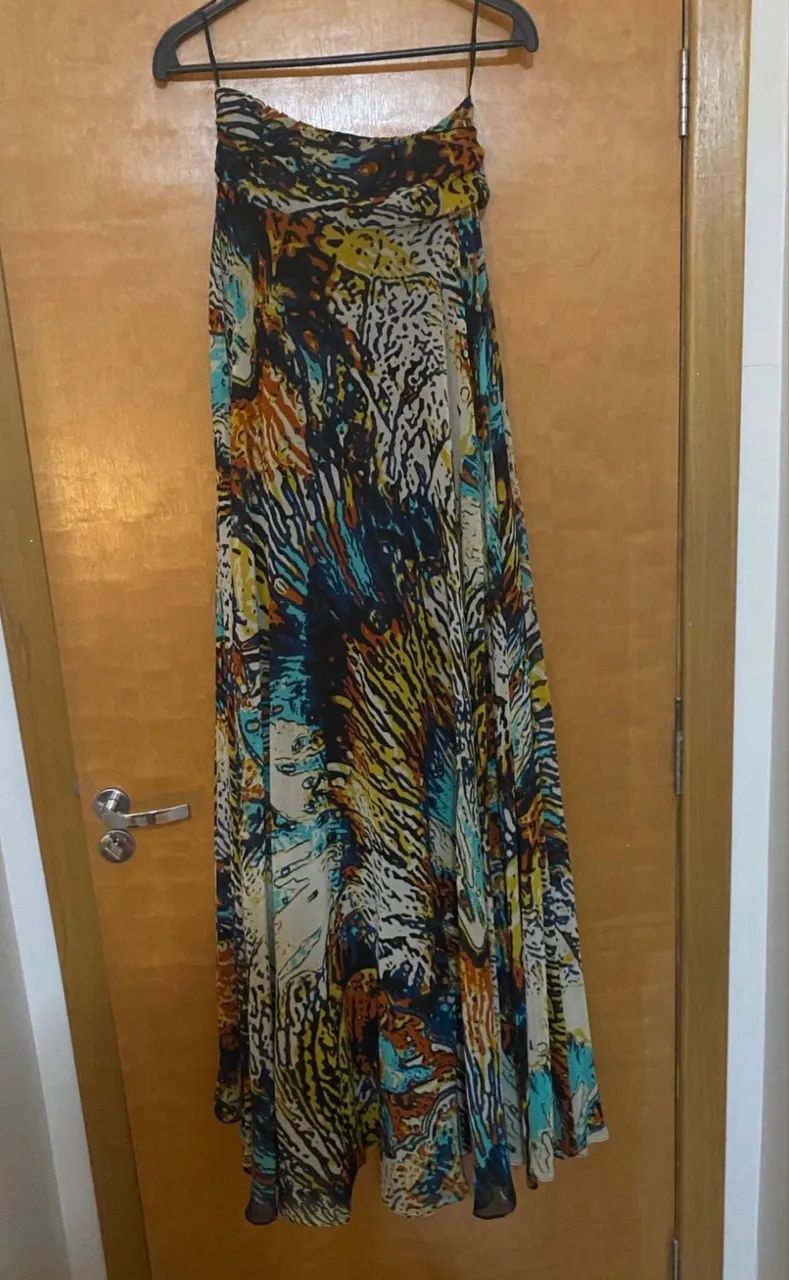 Vestido longo estampado  - Foto 5