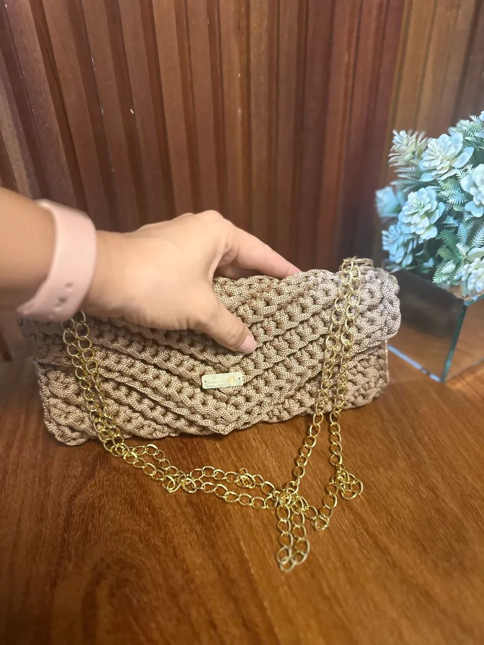 Bolsa  Clutch Ana de Crochê -  - Foto 3