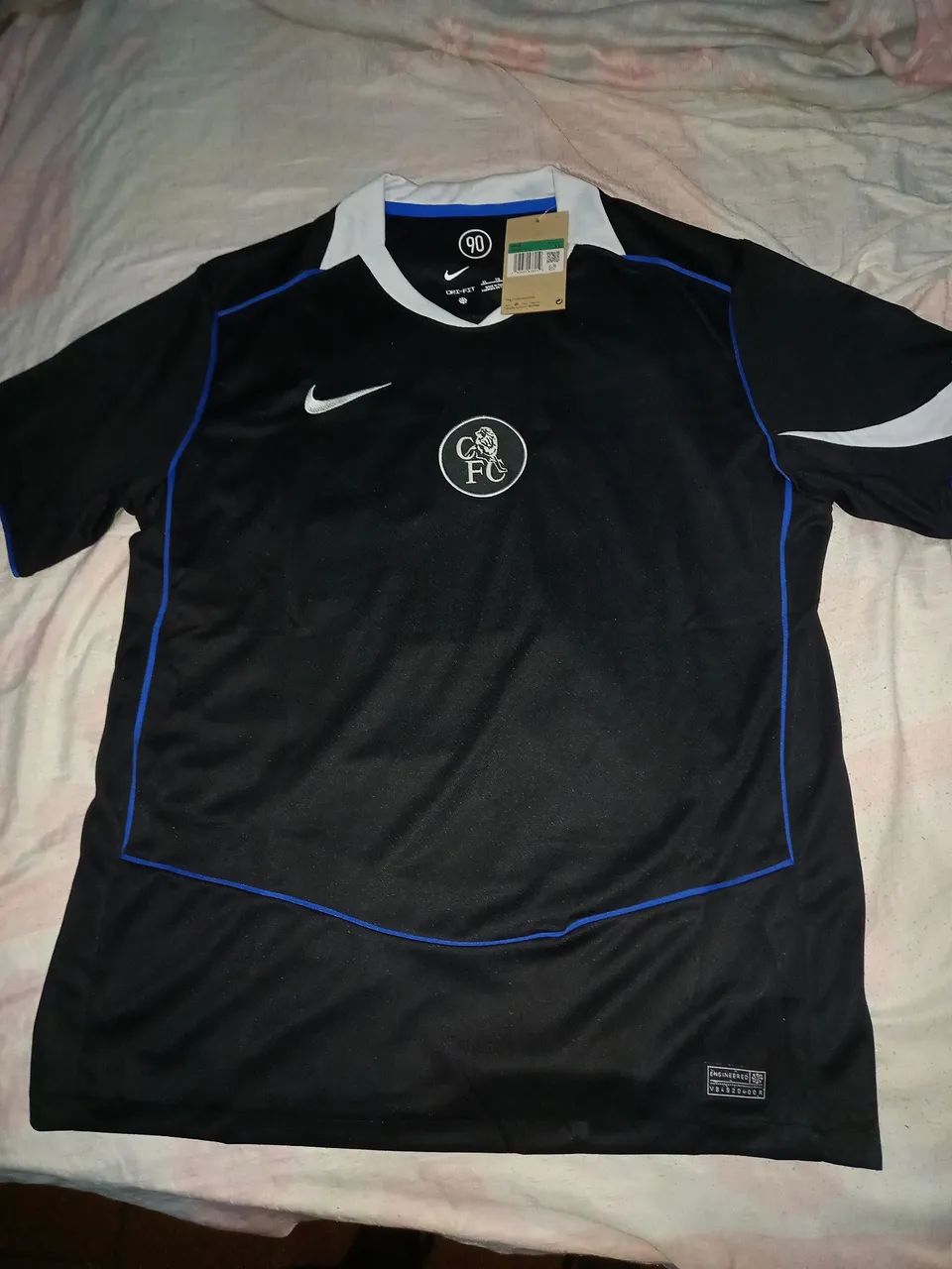 Camisa do Chelsea preta total 90