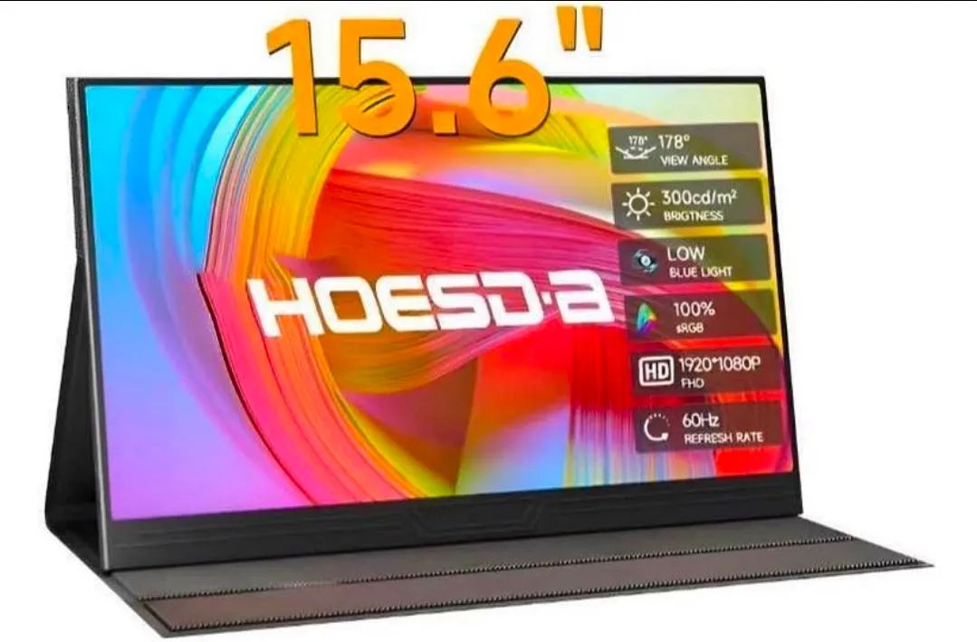 Monitor Portátil 15.6 Polegadas NOVO - Foto 2