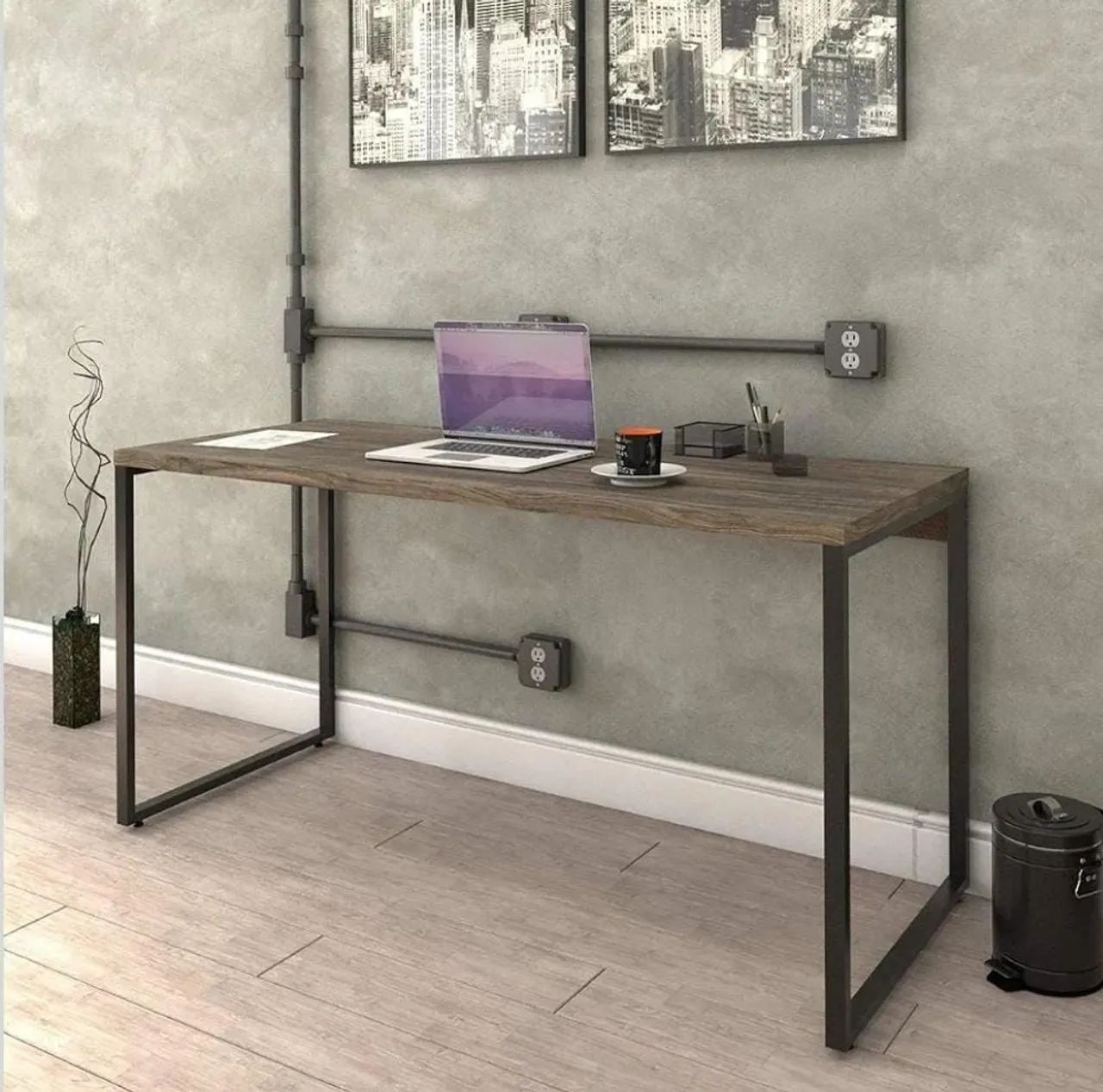 Mesa estilo industrial