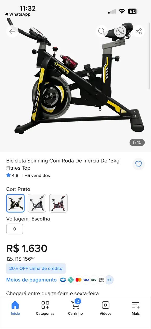 Bicicleta Indoor 13KG - Foto 5