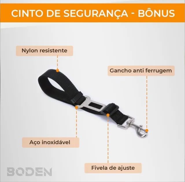 (NOVO) Capa Protetora de Banco de Carro para Pet - Foto 3