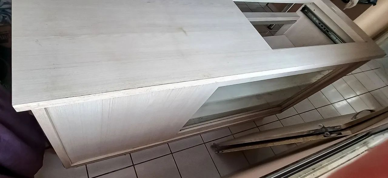 Balcão/Expositor Multiuso em MDF com 2 Portas de Correr - Foto 2