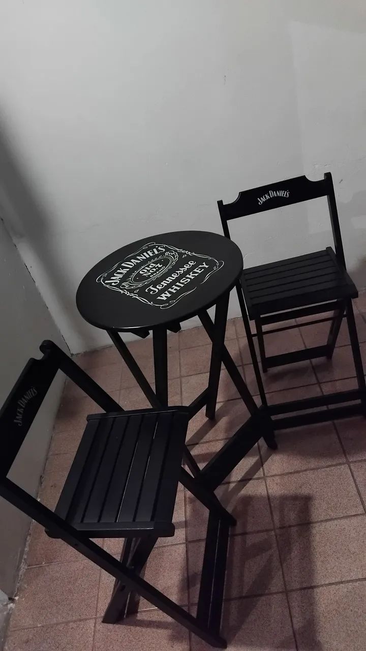 Mesa Bistro + Cadeiras Jack Daniels  - Foto 5
