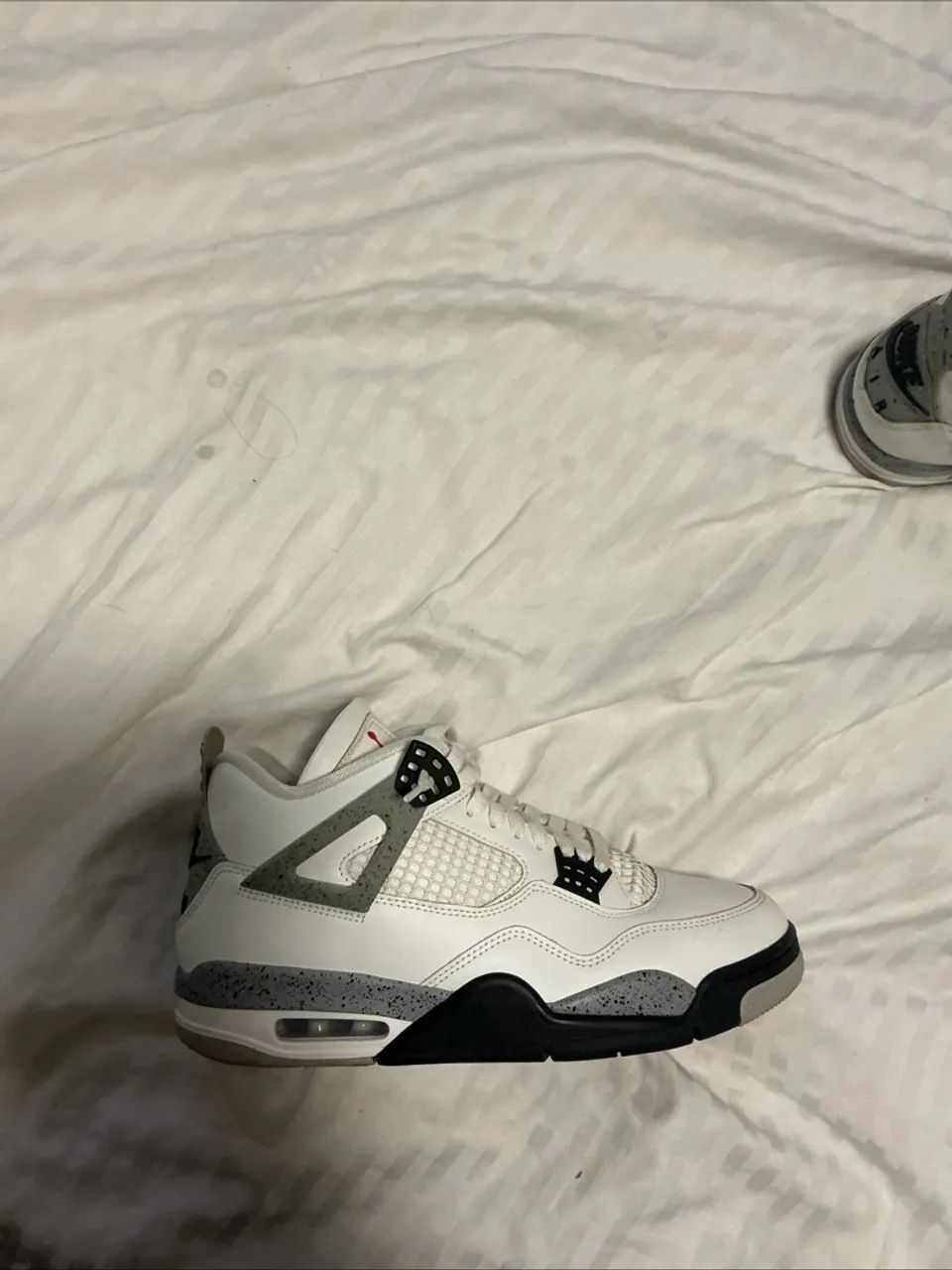 Jordan 4 Retro OG WHITE cement - Foto 3