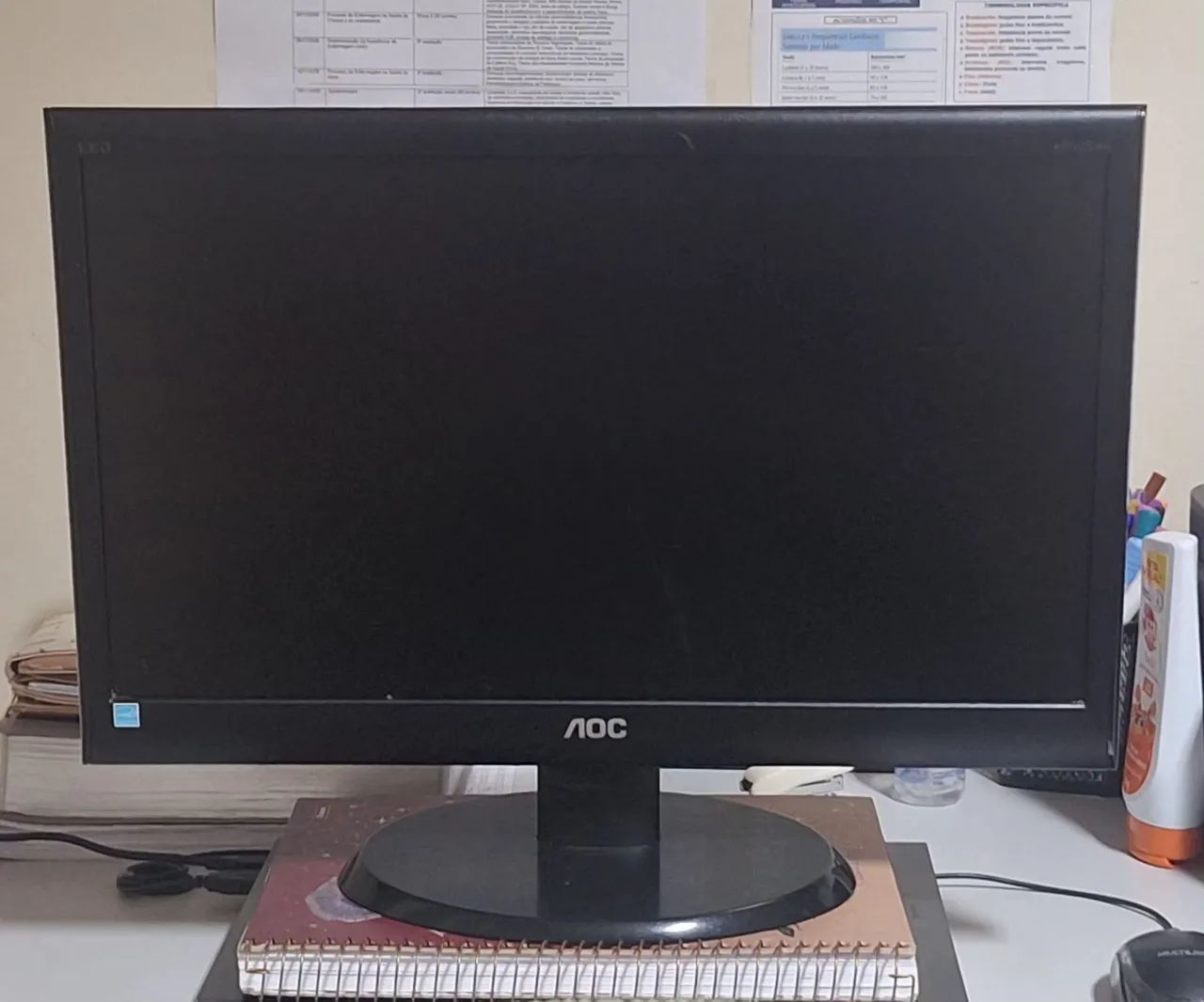 Monitor AOC e950Swn 18,5 Polegadas (Com Defeito)