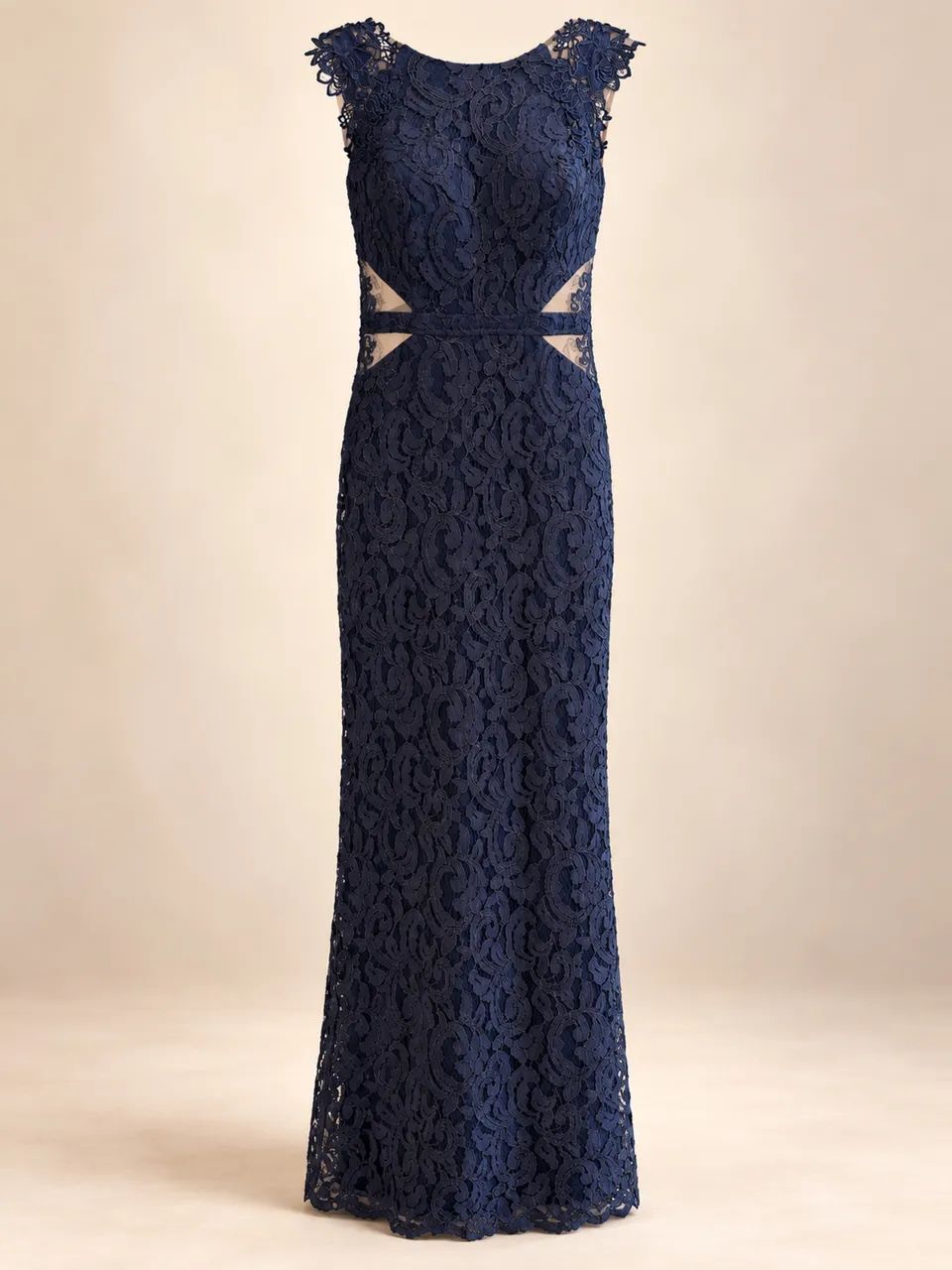 Vestido azul marinho P