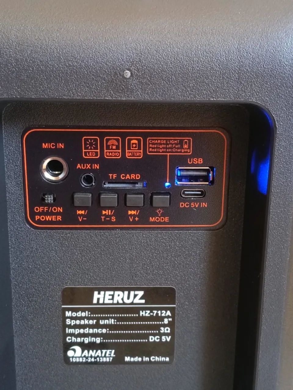 Caixa De Som 1000w Pmpo Bluetooth Karaokê Microfone - Foto 2