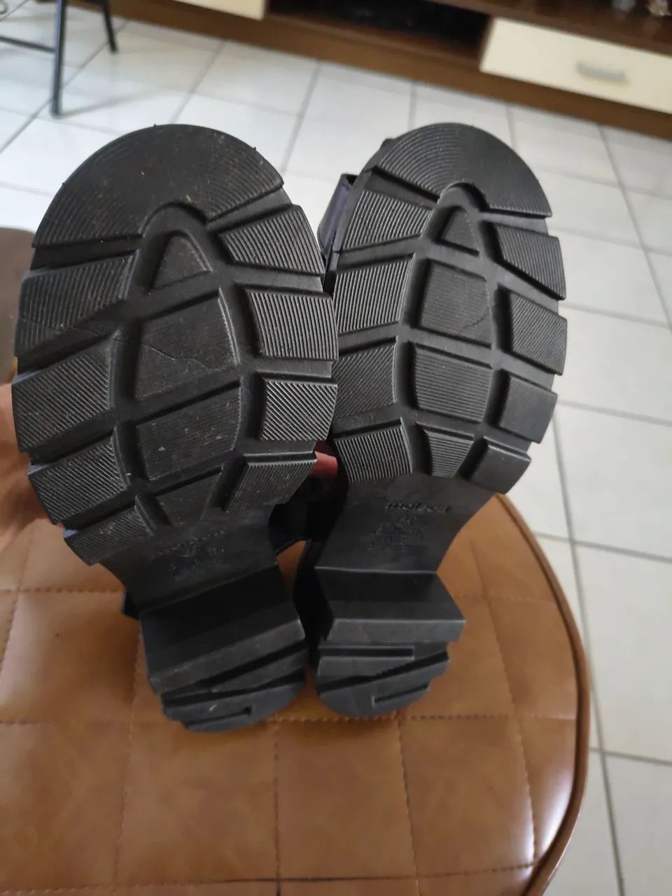 Sandália plataforma Moleca - Foto 3