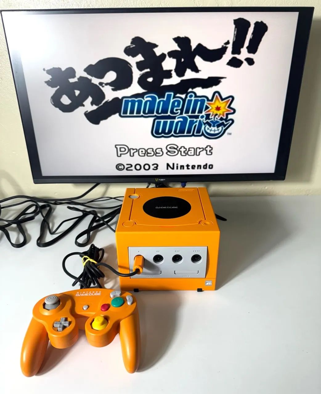 Game cube laranja 
