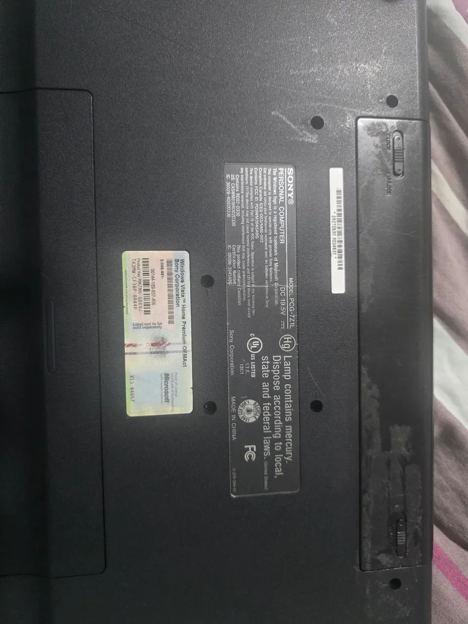Notebook Sony antigo - para retirar peças  - Foto 2