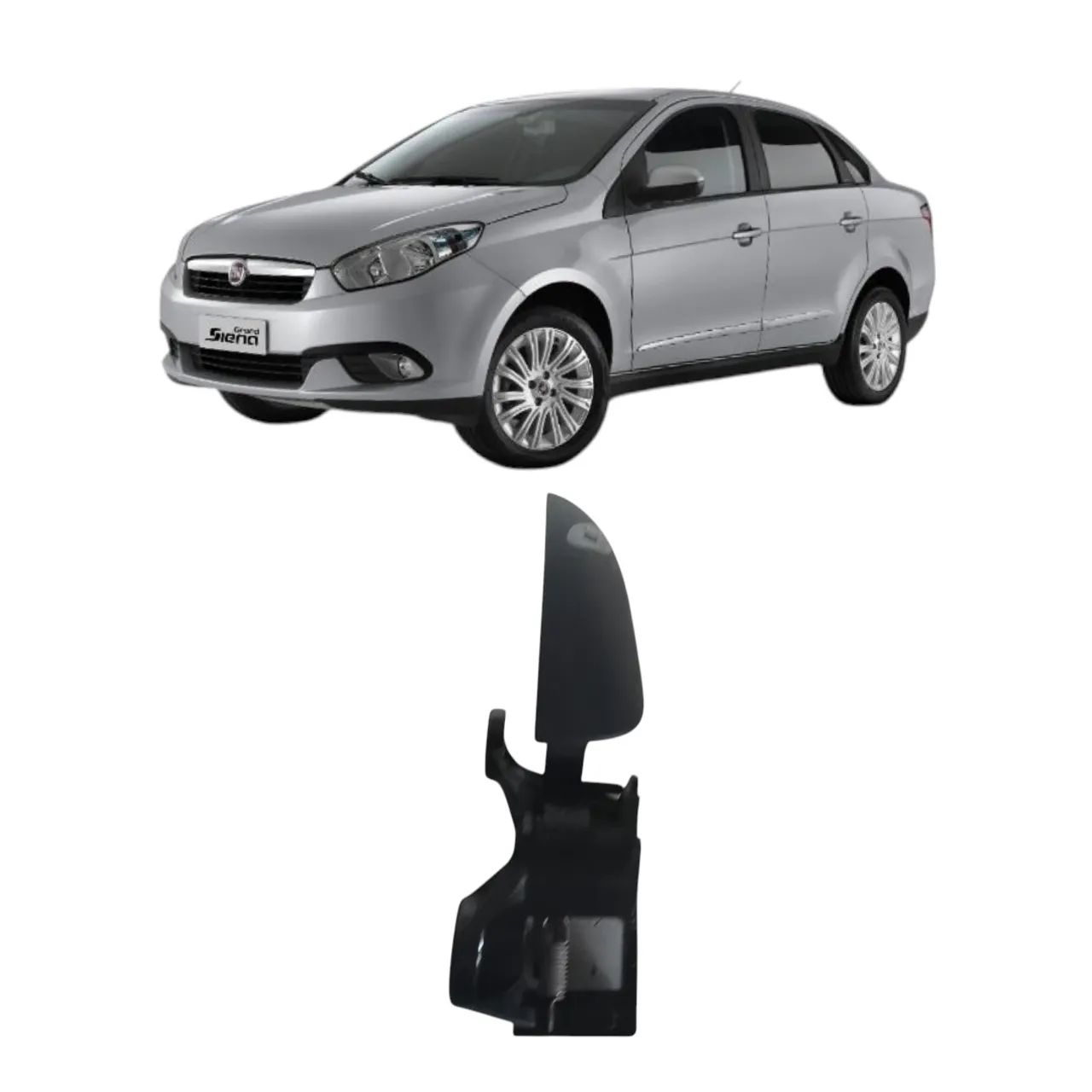 Alavanca Puxador Portinhola Fiat Siena Essence 2013 2014