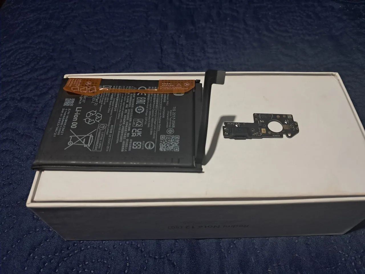 [Redmi Note 12 5G] Bateria + Placa de carregamento USB C - Foto 2