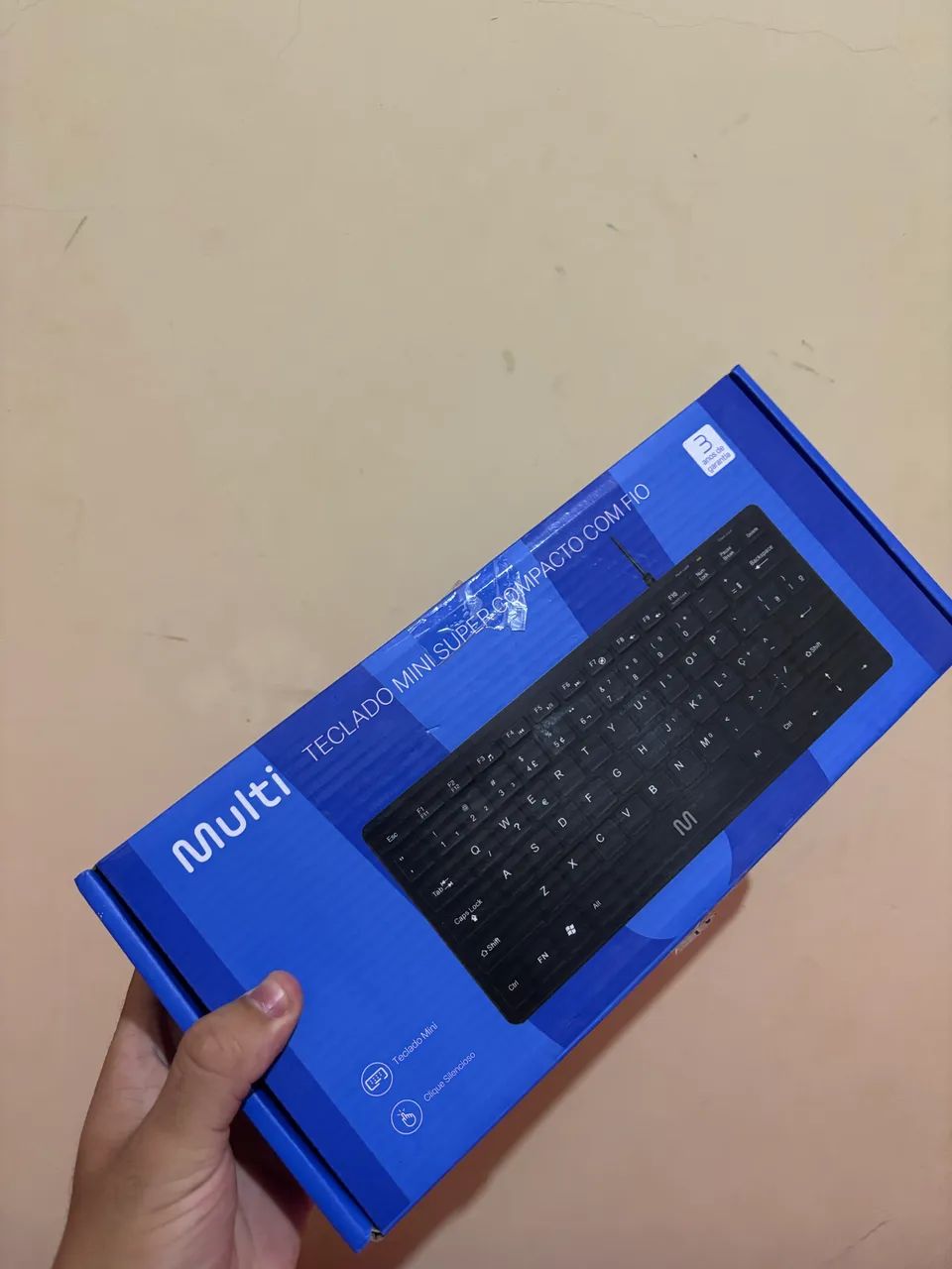 TECLADO MINI SUPER COMPACTO COM FIO  - Foto 2