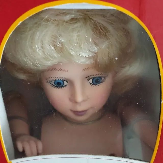 Boneca Importada - Cabeça Boneca Em Vinil / Silicone