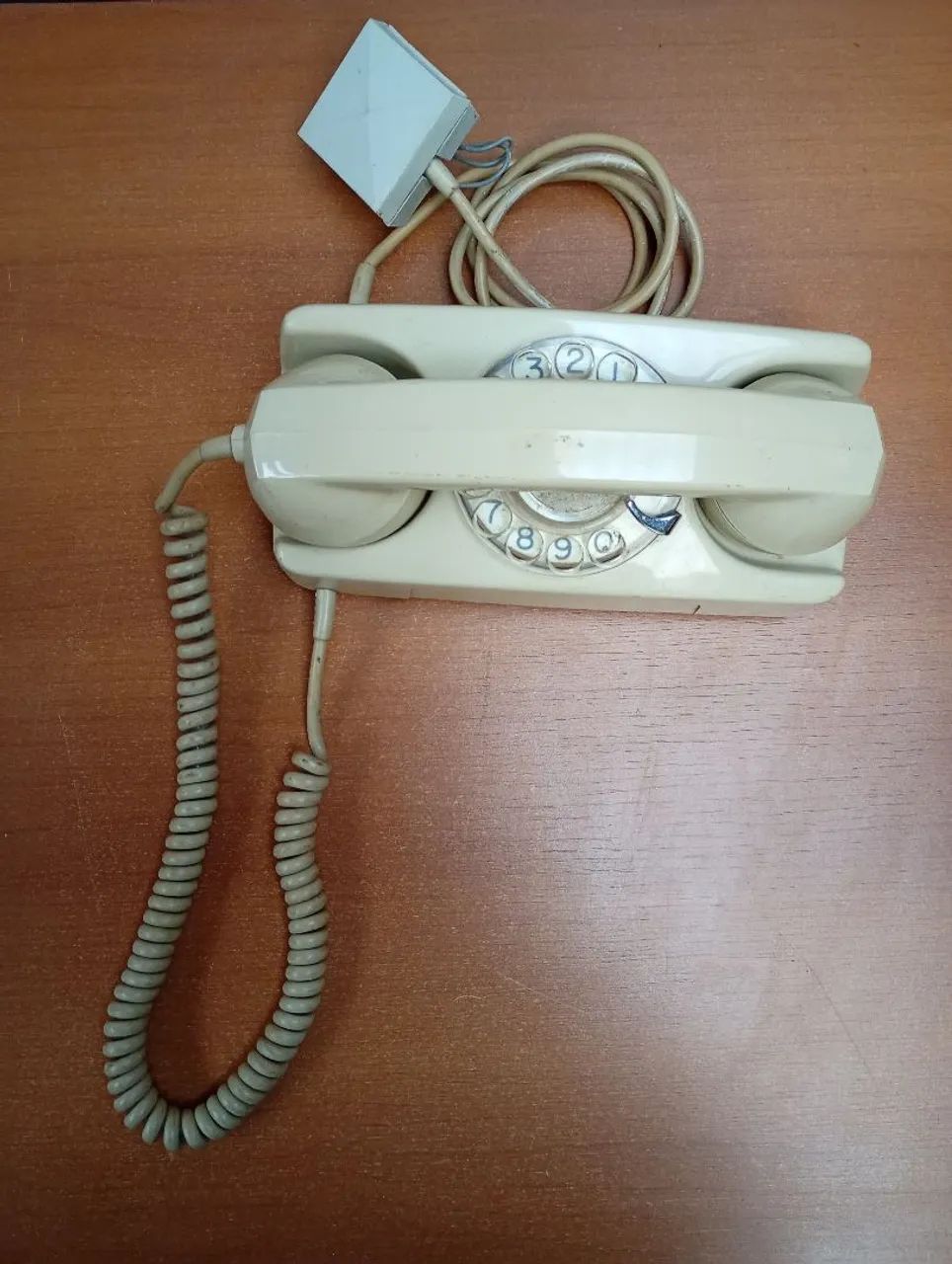 Telefone de disco antigo modelo tijolinho DV00209 - Foto 2