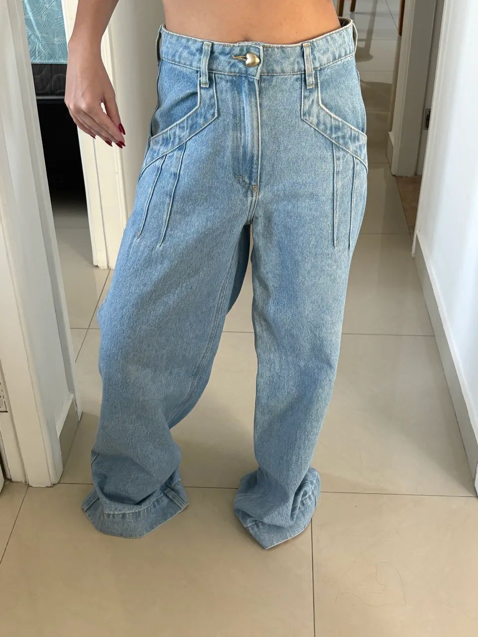 Calça jeans feminina  - Foto 4