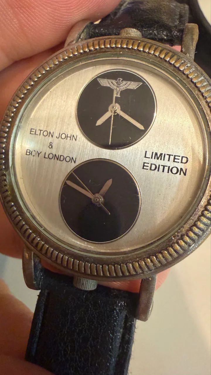 Relógio Elton John BL Edição Limitada raro - Foto 3