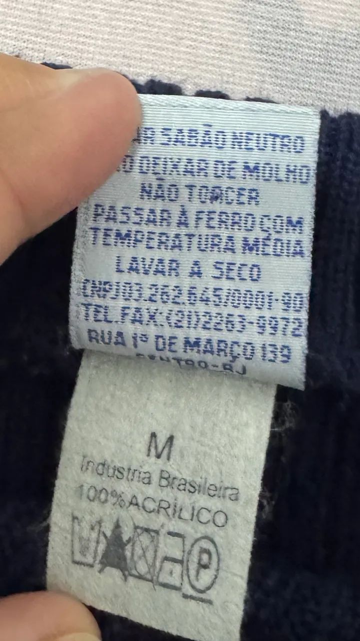 Uli puli pulôver Marinha - Foto 3
