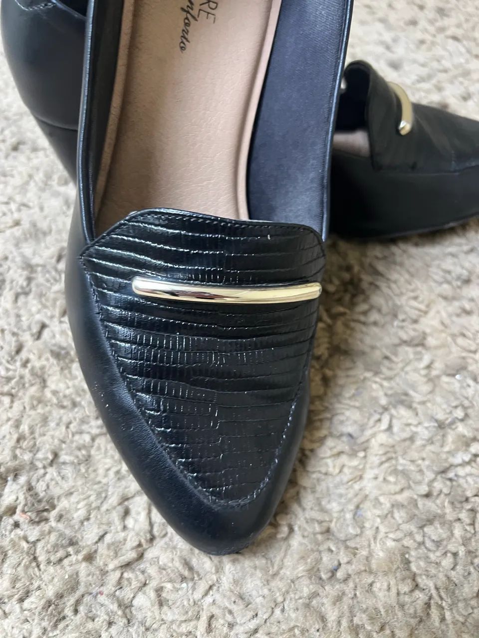 Sapato Scarpin Preto Modare - Foto 4