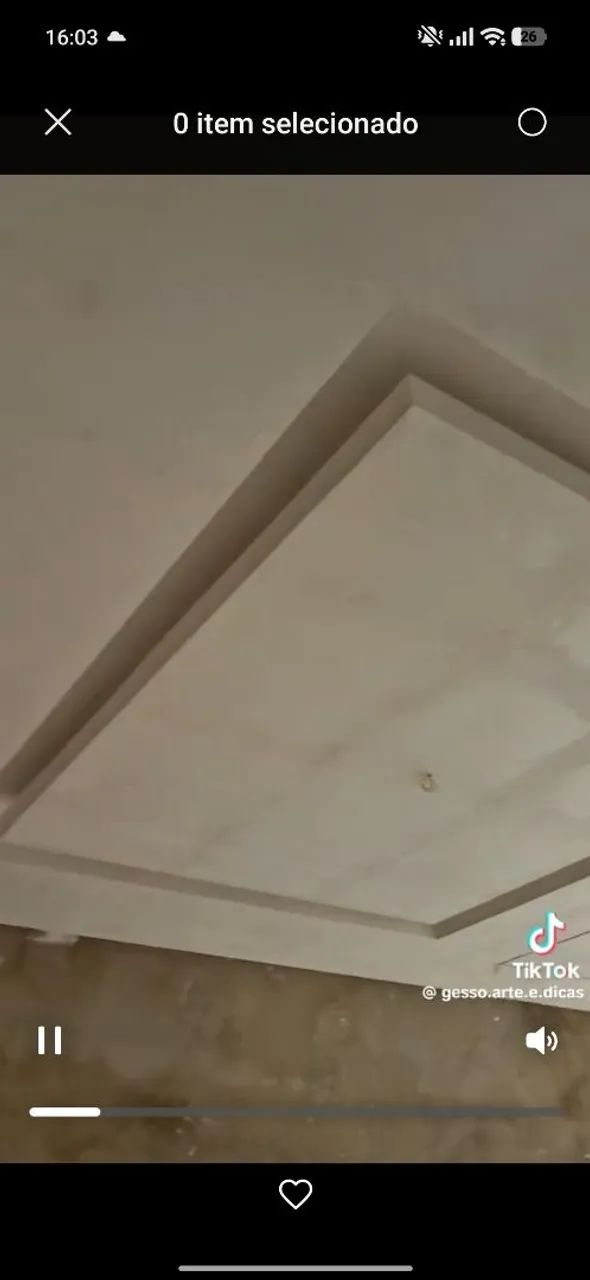 Serviço de gesso em geral 