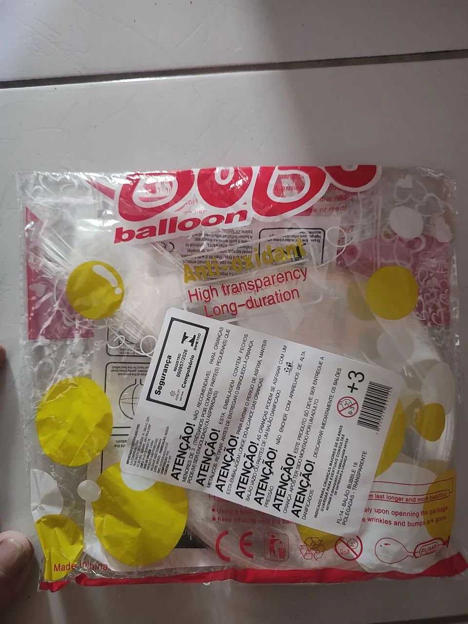 ? Balão Bubble Transparente 18" (45cm) ? Kit ou Unidade Avulsa - Foto 3