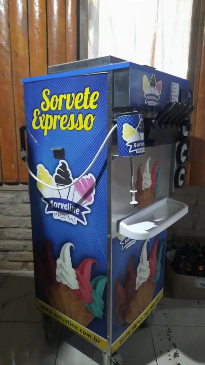 Máquina de sorvete expresso com pouco uso, ZERADA - Foto 3