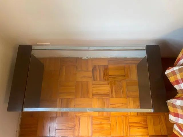 mesa de centro com tampo de vidro - Foto 3