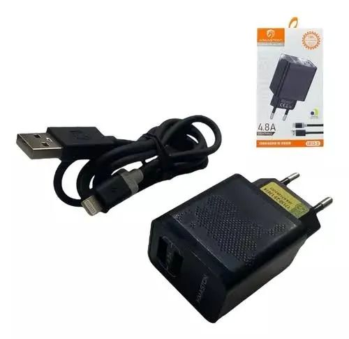 Carregador Celular V8(micro Usb) H'maston Turbo 2usb *ENTREGA GRÁTIS* - Foto 2