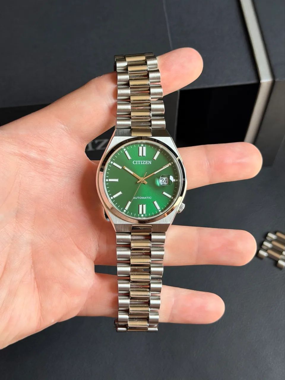 Relógio Citizen Tsuyosa - Verde - Foto 5