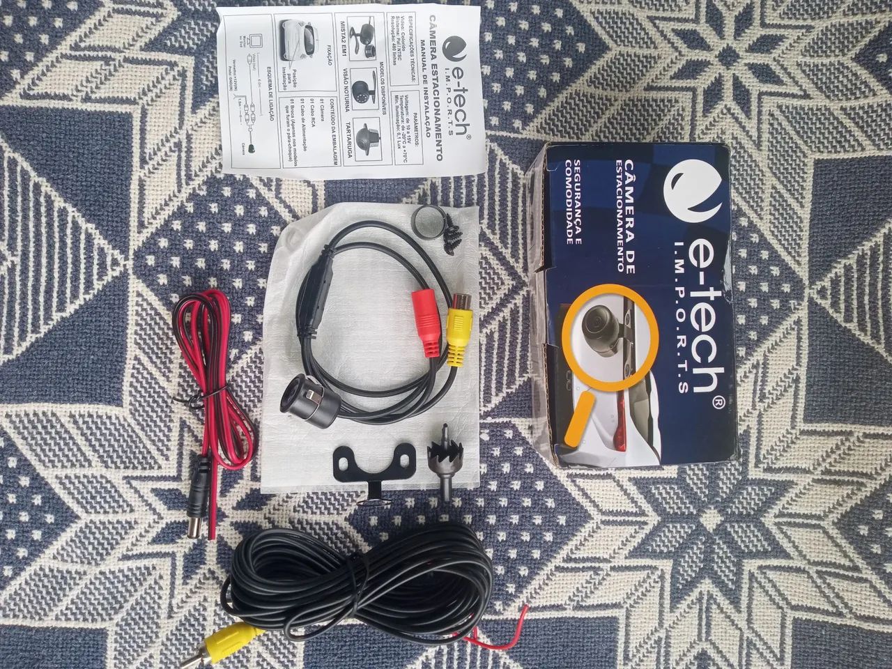 Multimídia 1 Din 9 polegadas+ câmera de ré automotiva  - Foto 4