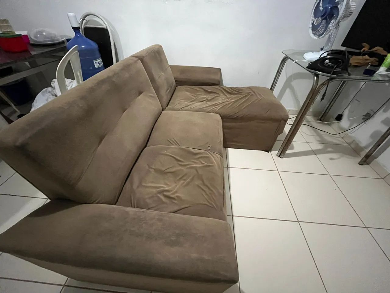 Sofá 3 lugares, não fazemos entrega. - Foto 2