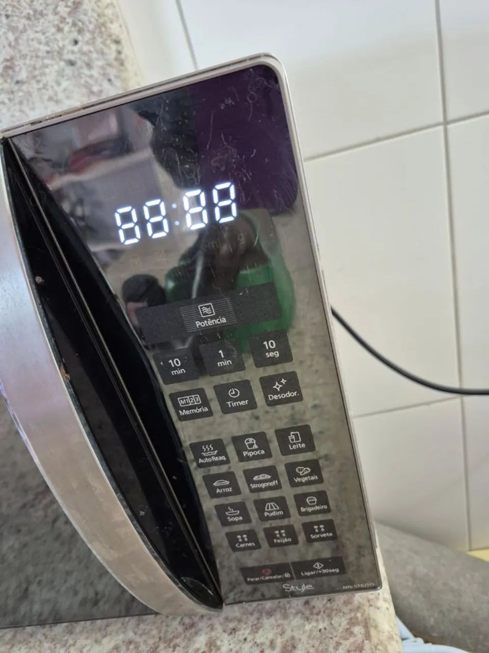 Micro-ondas 32l espelhado - Foto 4
