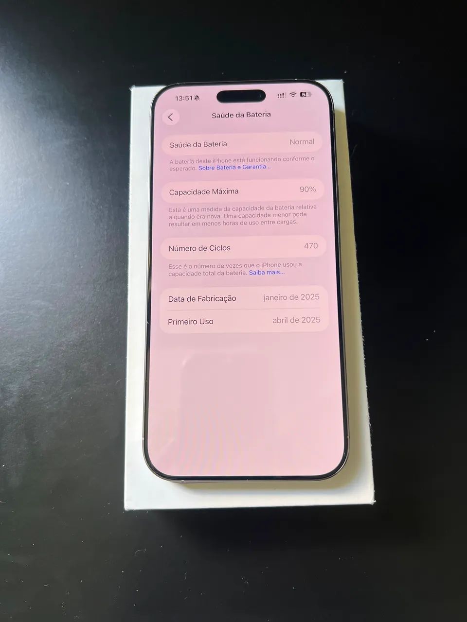 iPhone 16 pro Max Titânio - 256GB - Foto 4