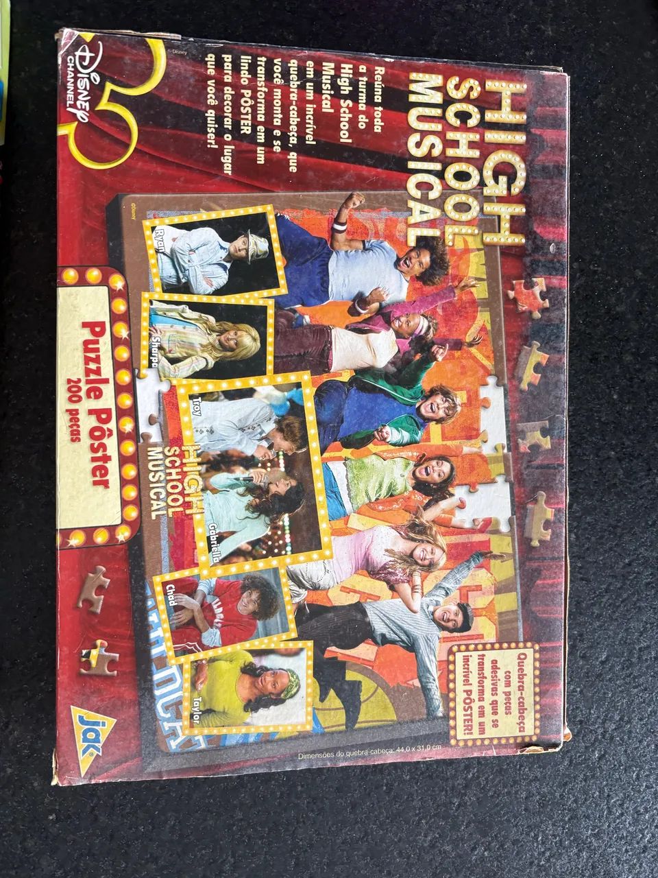 Quebra cabeça HIGH SCHOOL MUSICAL 200 peças 