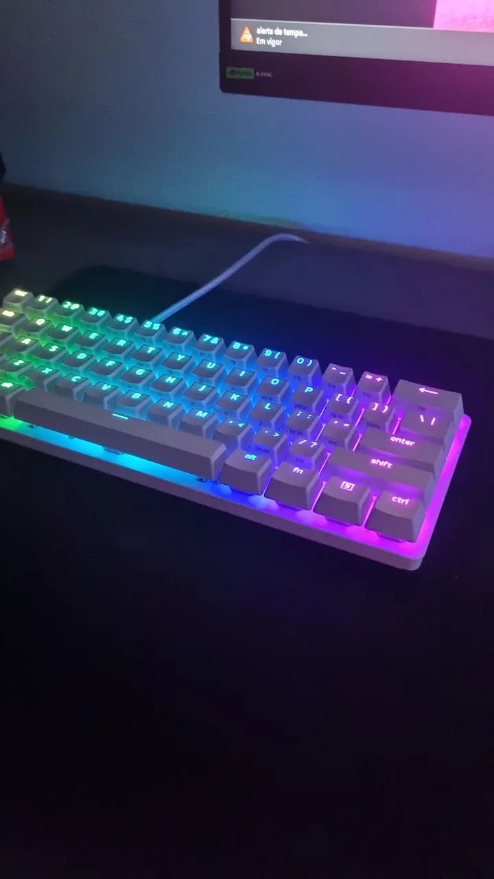 [Semi novo]Razer huntsman mini switch red - Foto 3
