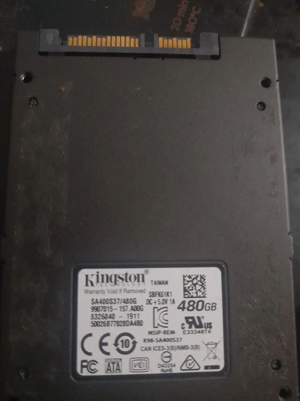 Ssd kingston 480gb R$ 350,00 - Foto 2