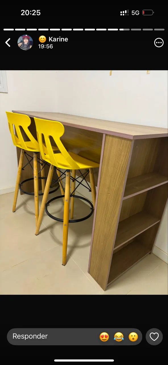 Balcão com banquetas - Foto 2