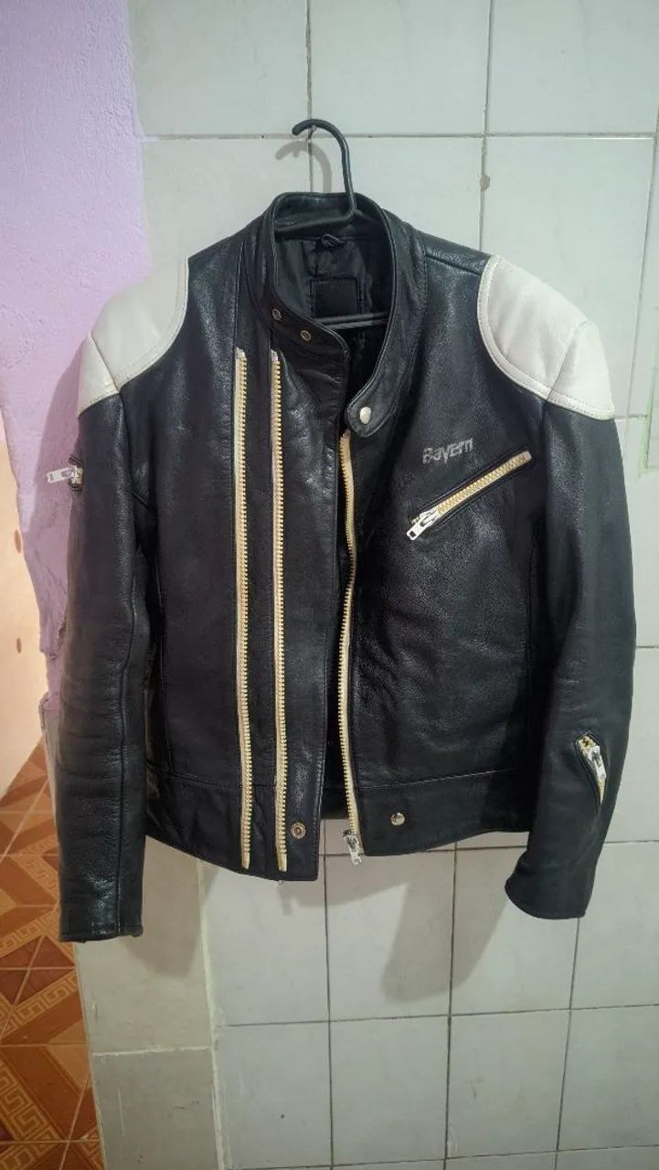 Jaqueta Biker Echt Leder Negocio - Foto 4