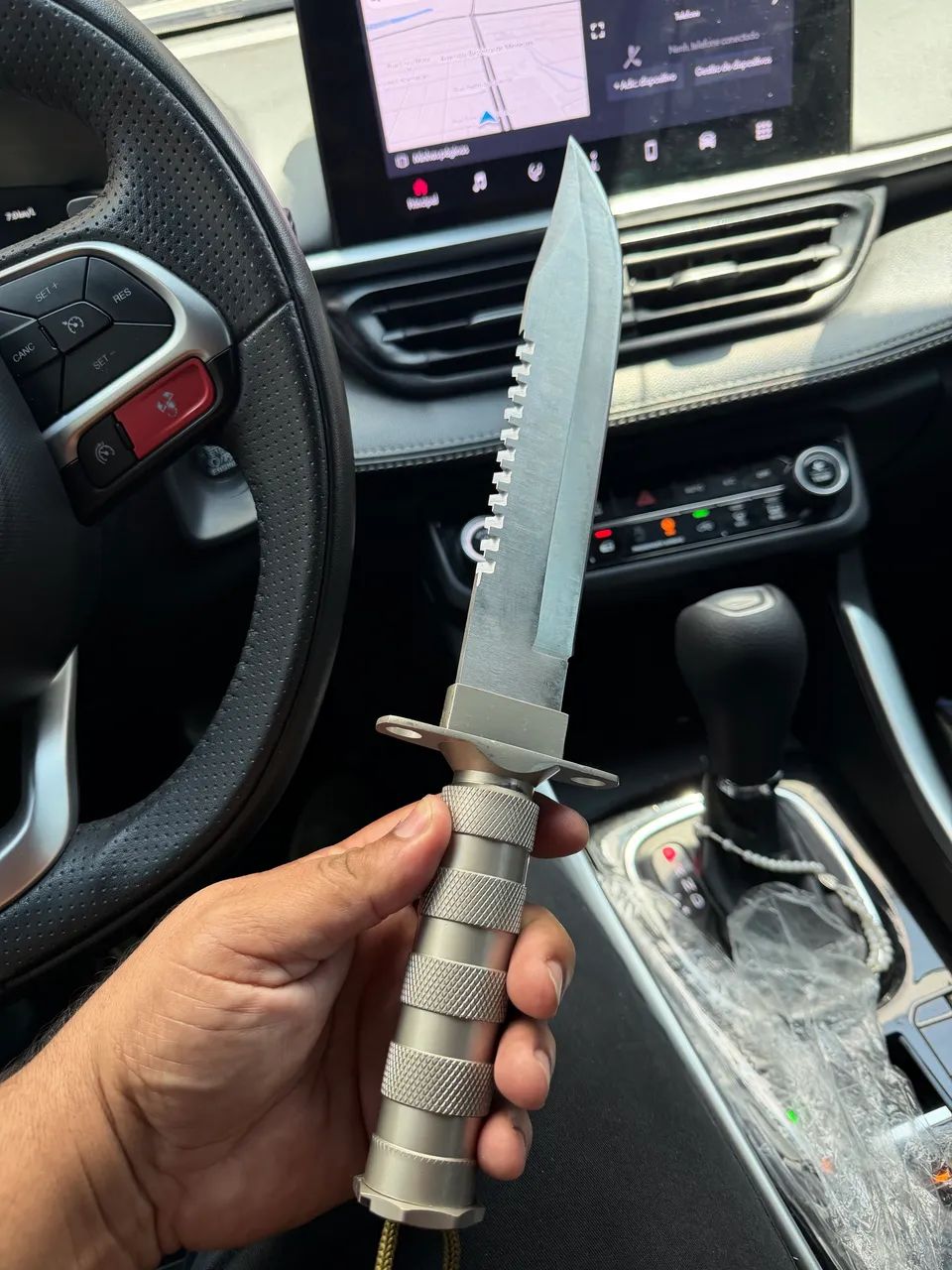 FACA DO RAMBO COM KIT SOBREVIVÊNCIA  - Foto 2