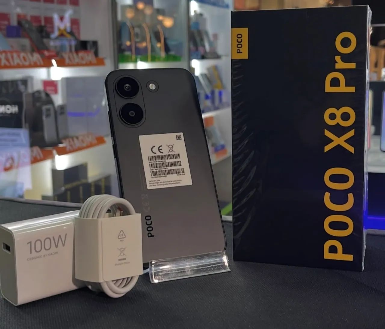Poco x8 Pro 512/12 Preto Branco Lacrado 