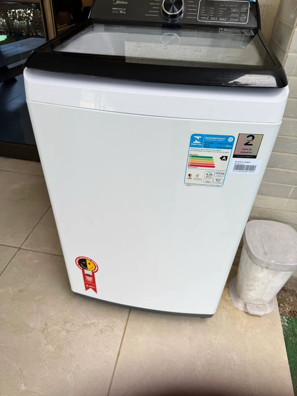 Máquina de lavar 12k midea zerada nunca usada  - Foto 2