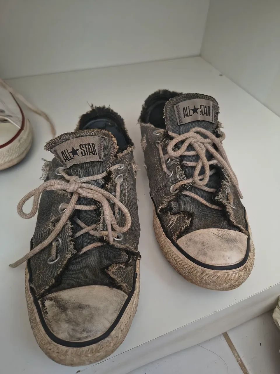 Tênis All Star Destroyed Cinza  - Foto 2