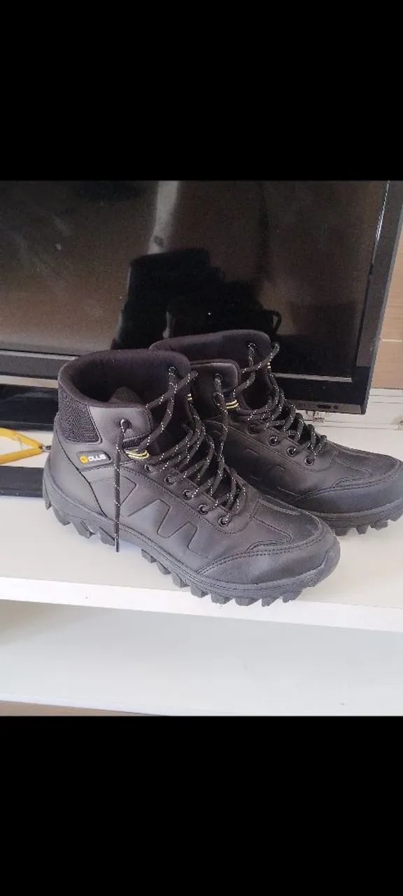 Bota Preta Masculina 