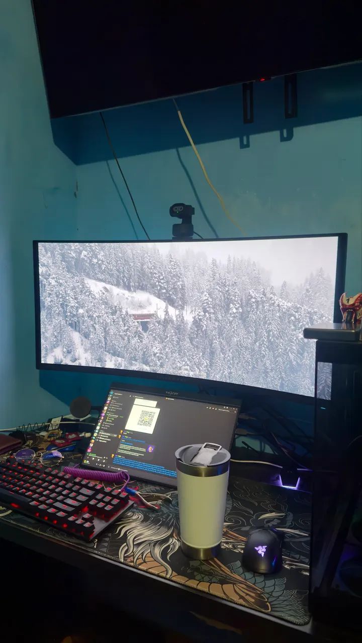 Monitor Gamer Curvo Alienware Qd-oled De 34" Aw3423dwf - Foto 4
