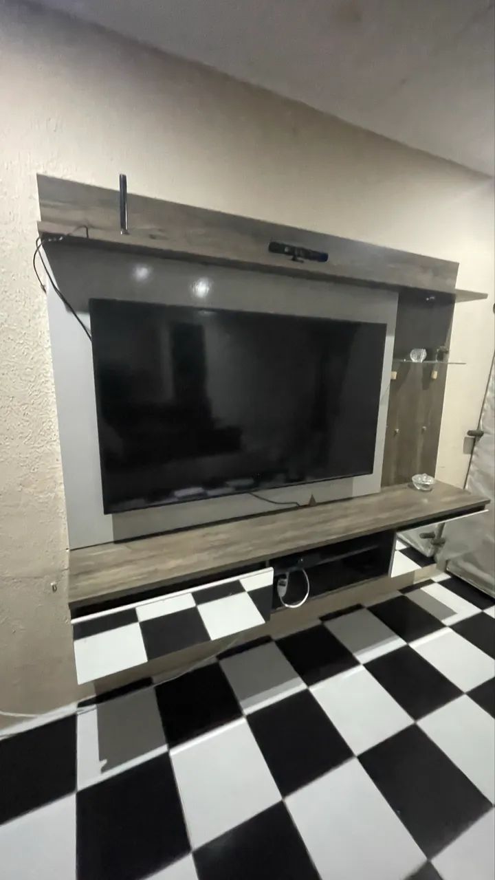 Painel com Gavetas Espelhadas e Led R$ 599,00 - Foto 2
