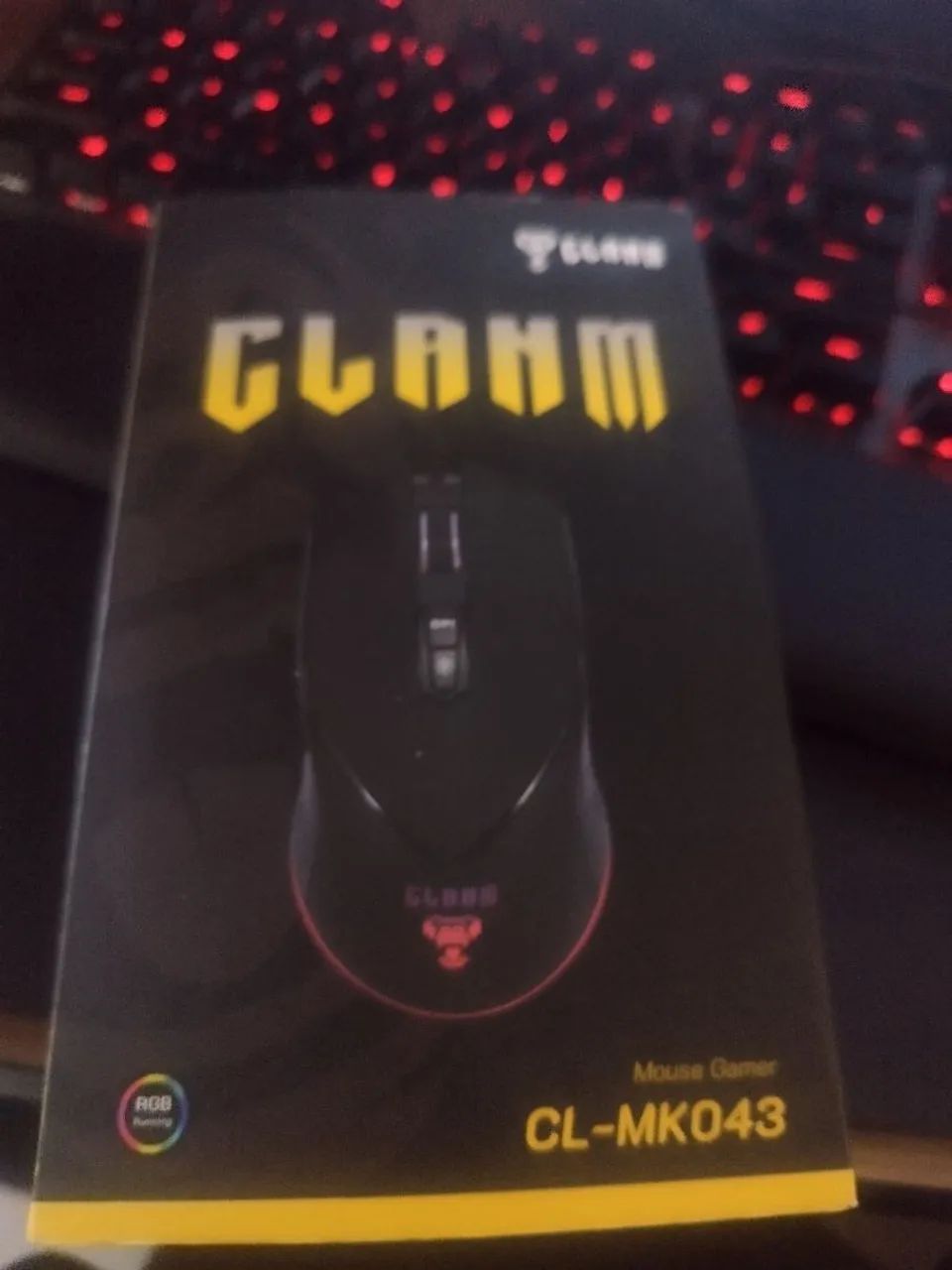 MOUSE CLANM GAMER RGB 10K DPI